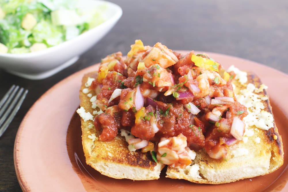 SHRIMP BRUSCHETTA Dei Fratelli