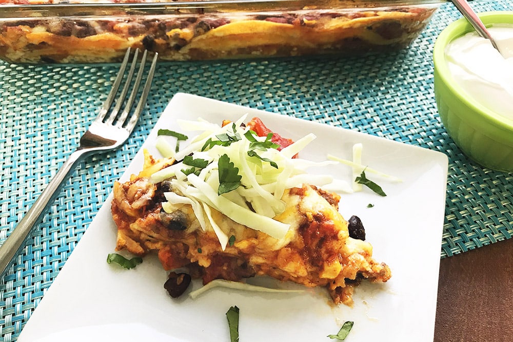 Recipe Photo of our Taqueria Taco Lasagna