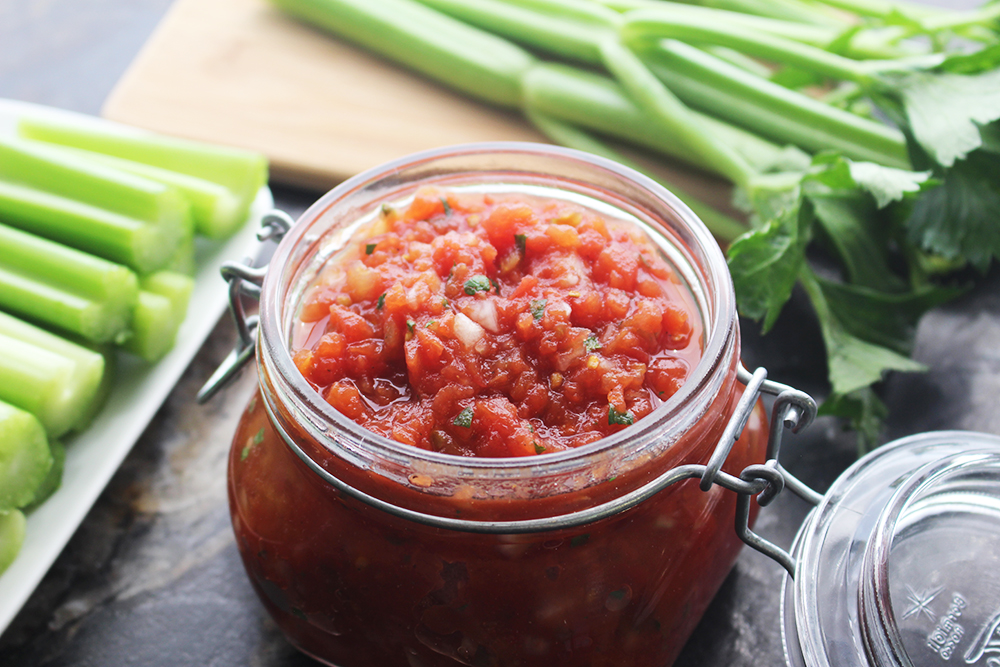 Image of our Bloody Mary Salsa Recipe