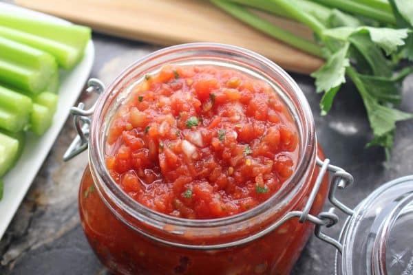 Recipe Photo of our Bloody Mary Salsa