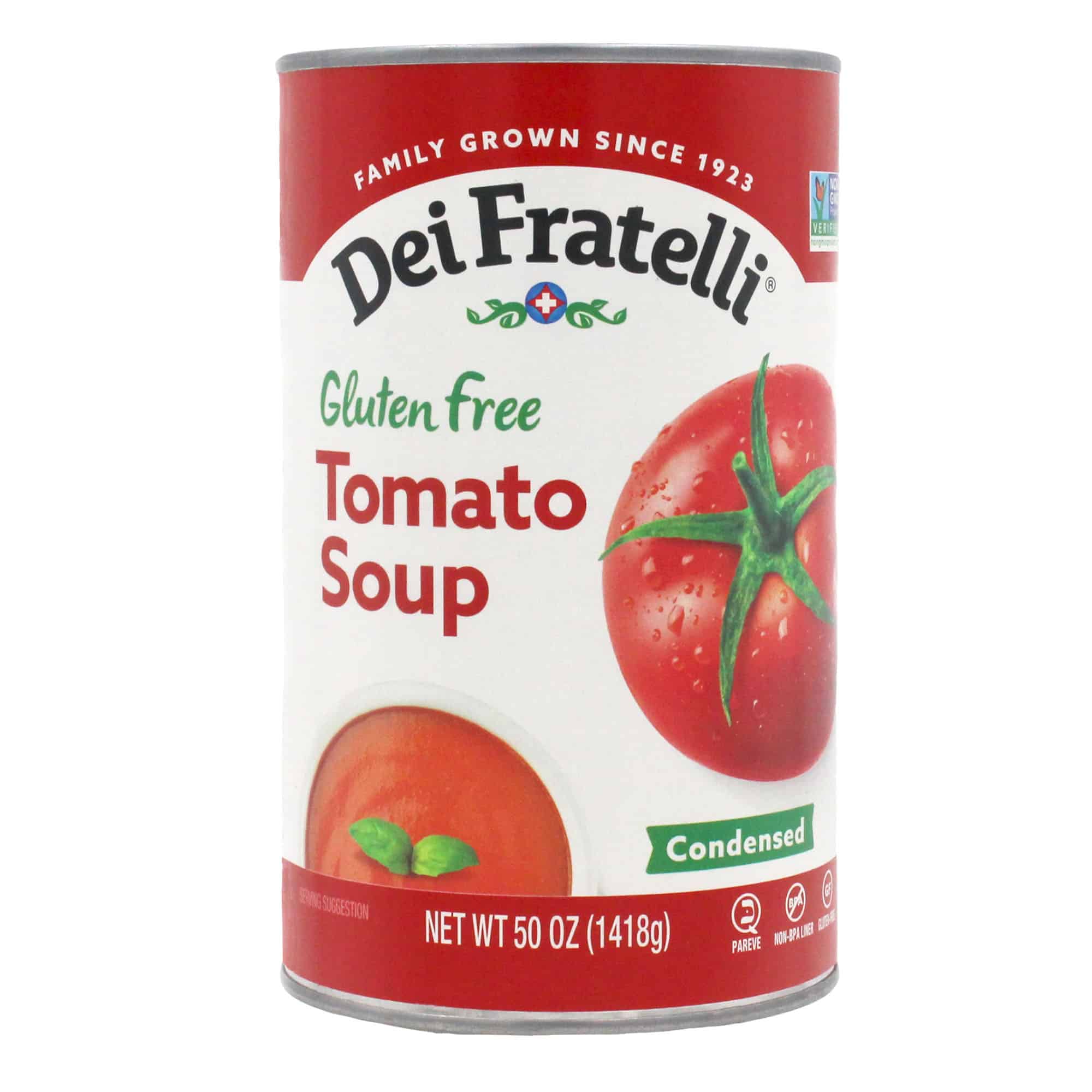 Product Shot of Dei Fratelli Gluten Free Tomato Soup Foodservice Can