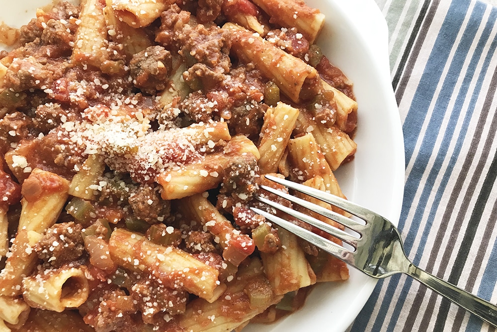 Easy-Rigatoni Recipe Image of our Easy Rigatoni