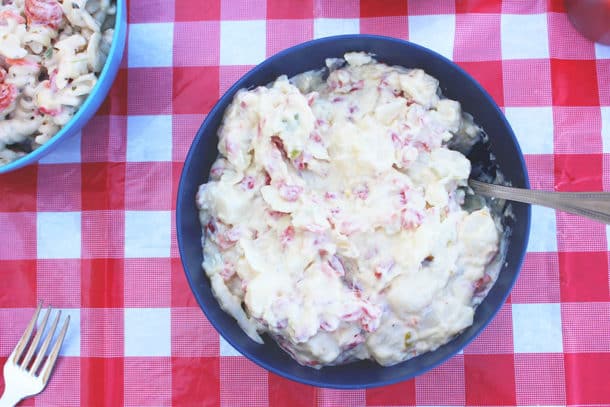 Recipe Image of our Easy Tomato and Potato Salad