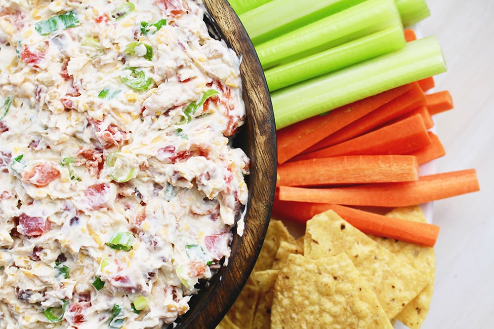 Everything-But-The-Baked-Potato-Dip Recipe Photo of our Everything But Baked Potato Dip