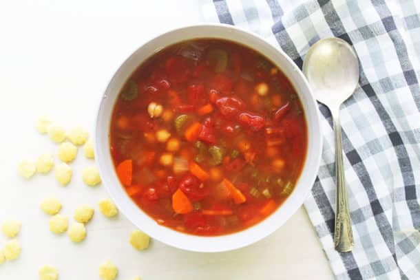 Recipe Photo of our Garbanzo Vegetable Soup