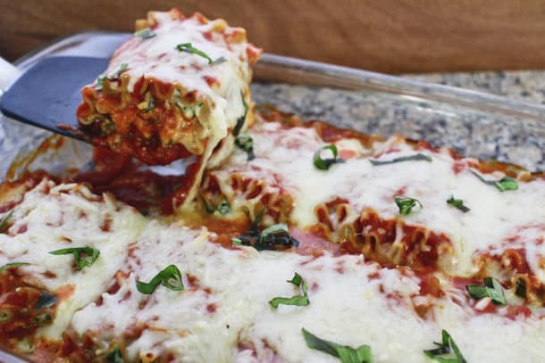 Recipe Photo of our Lasagna Roll-Ups