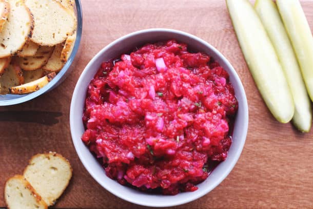 Recipe Image of our Pickle Beet Salsa