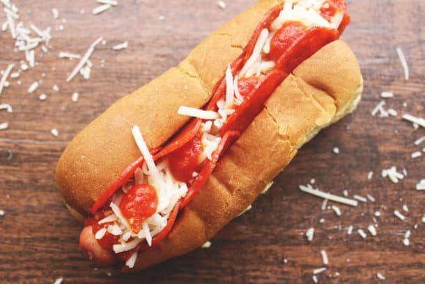 Recipe Image of our Pizza Dog