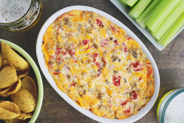 Recipe Photo of our Sausage Beer Cheese Dip