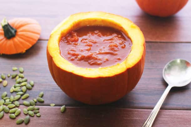 Recipe Photo of our Stewed Tomato Pumpkin Soup