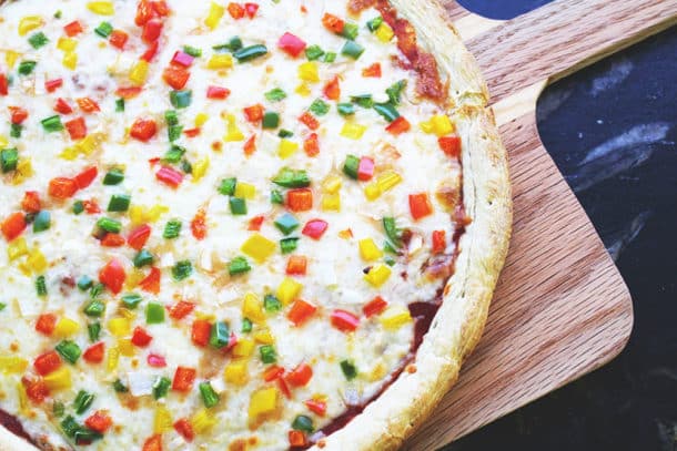 Recipe Image of our Three Pepper Pizza