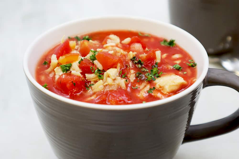 Tomato-Chicken-Soup Recipe Image of our Tomato Chicken Soup