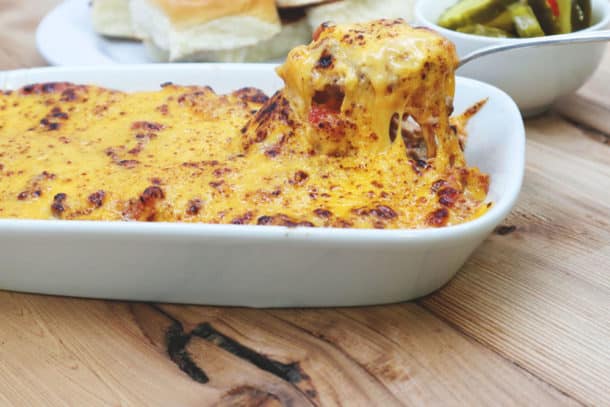 Recipe Image of our Easy Cheesy Burger Dip