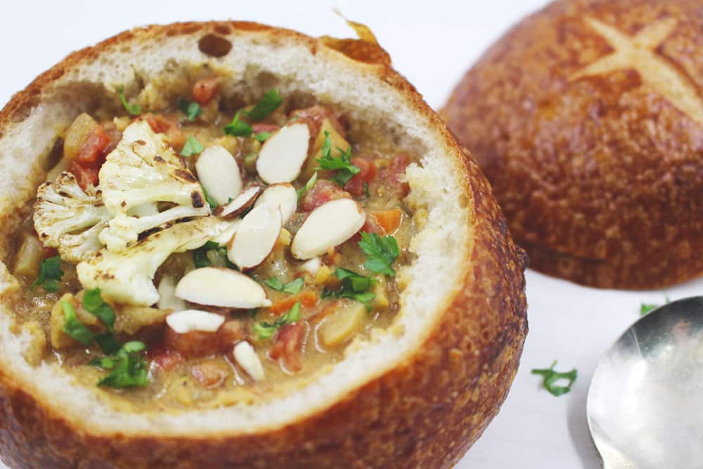 Cauliflower Tomato Soup 1000x667 Recipe Image of our Cauliflower Tomato Soup