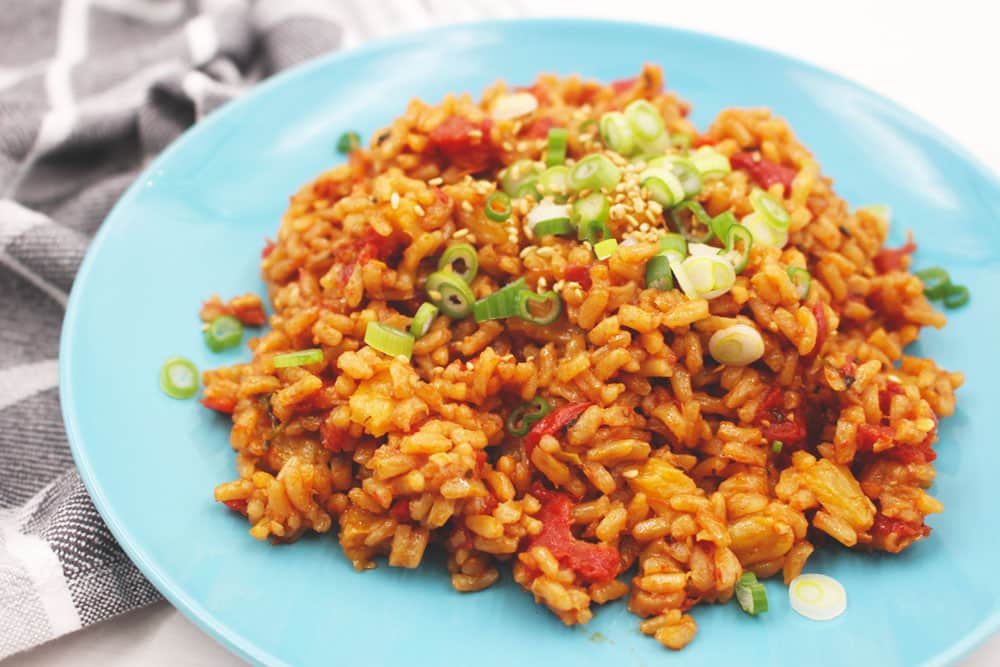 Thai Pineapple Fried Rice 1000x667 Recipe Image of our Thai Pineapple Fried Rice