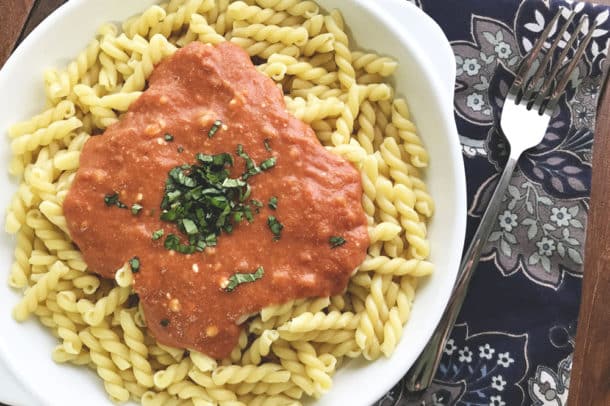 Recipe Image of our Cheesy Tomato Pasta