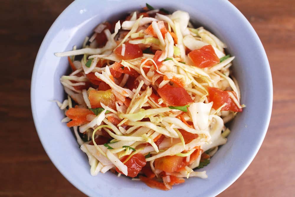 Dei Fratelli Cabbage Salad 1000x667 Recipe Image of our Dei Fratelli Cabbage Salad