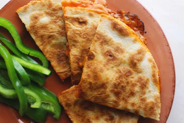 Recipe Image of our Sloppy Joe Quesadillas