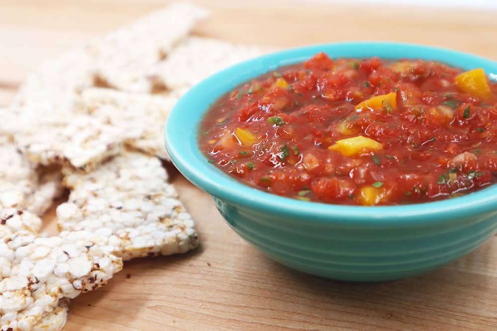 Peach Salsa 1000x667 Recipe Image of our Peach Salsa