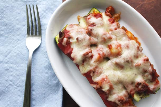 Recipe Image of our Stuffed Zucchini