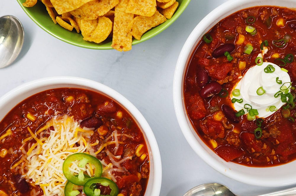 Recipe Image of our Slow Cooker Homestyle Chili