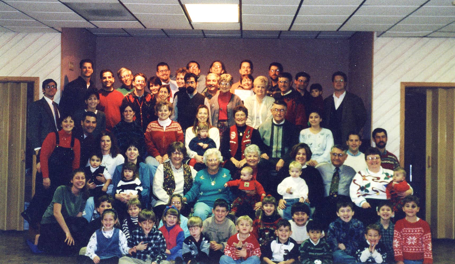 Timeline Image for 2023, 75th HCC Anniversary copy Image of the Hirzel Family at the 75th Anniversary of the Company