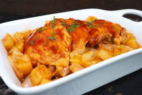 Recipe Image of BBQ Apple Chicken