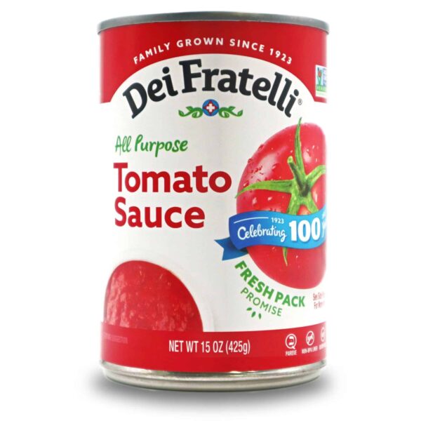 Product Image of our 15 oz Dei Fratelli All Purpose Tomato Sauce Can.
