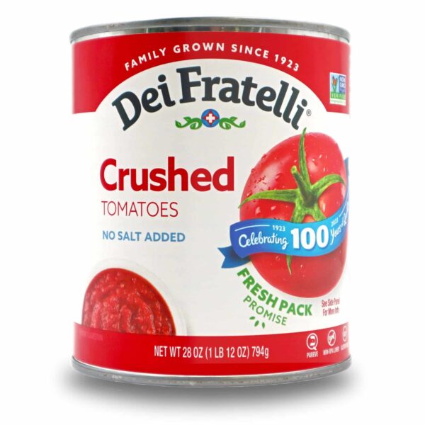 Product Image of our 28 oz. Dei Fratelli Crushed Tomatoes Can.