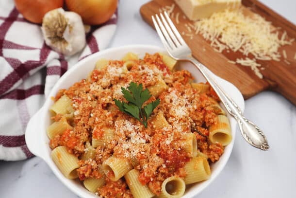 Image of our White Bolognese recipe