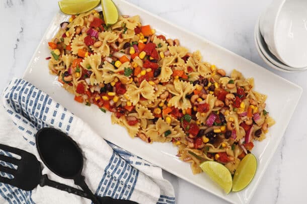 Image of our Cowboy Caviar Pasta Salad recipe