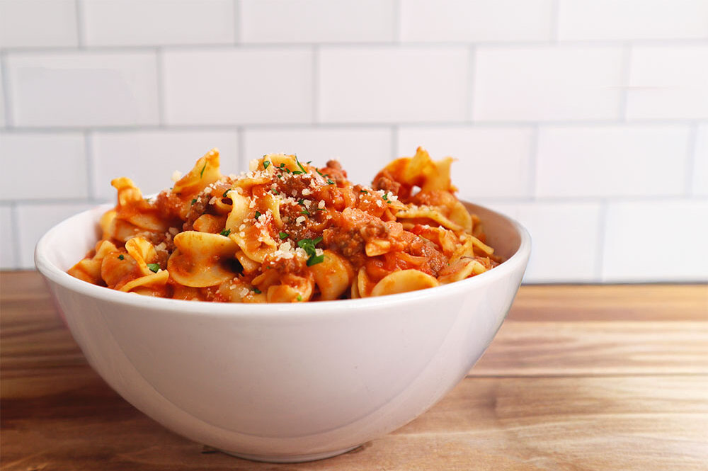 Image of our Austrian Cabbage and Noodles, Krautfleckerl Recipe