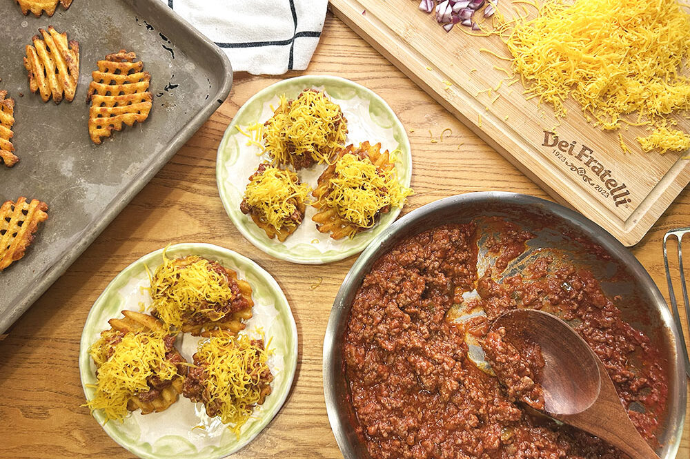 Recipe Image of Sloppy Joe Cheese Fries Recipe